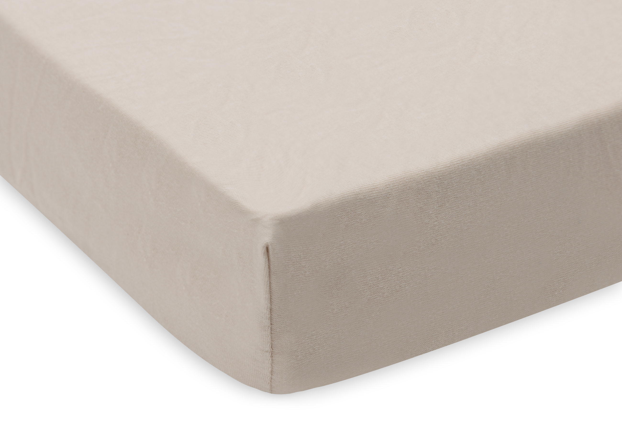 Jollein Dra-på lakan 40/50x80/90cm Oatmeal/Sand (2pack)													 - 4