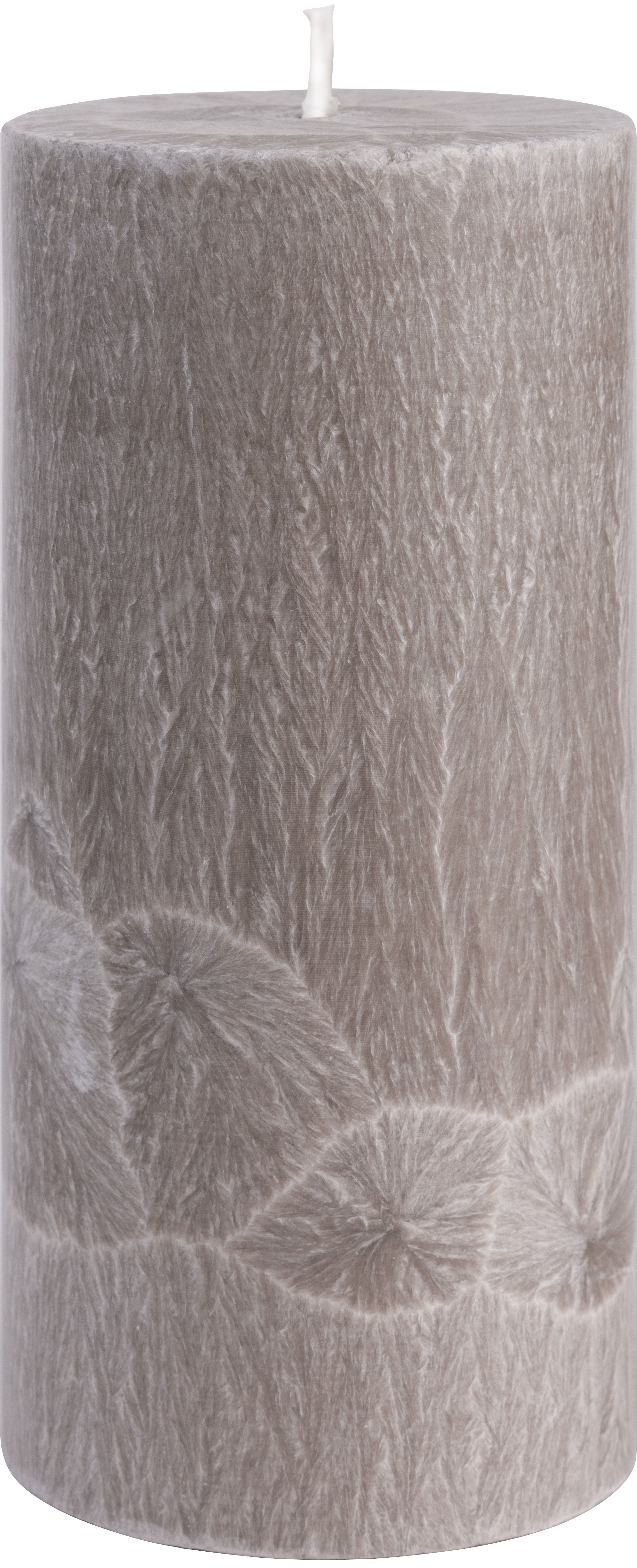 Shea-Blockljus Nougat I Ø 67 x H150 mm – nachhaltige Eleganz