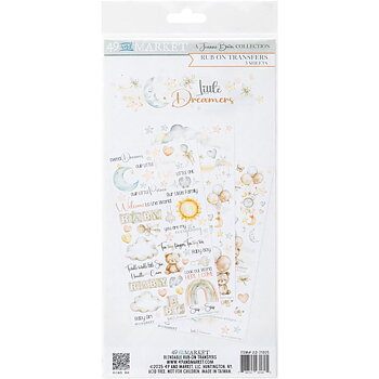 49 And Market - Rub-On Transfer Set 6x12 - Little Dreamer