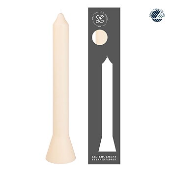 Premiumkerze Anna Crème I Selbstlöschend I Ø 39 x H 360 mm