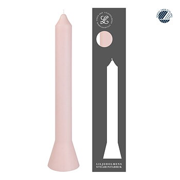 Premiumkerze Anna Rosé I Selbstlöschend I Ø 39 x H 360 mm
