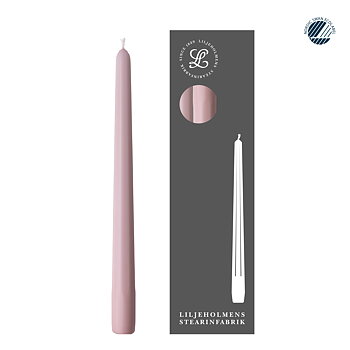 Prismaljus 4er-Pack Rosé I Achteckiges Design I Ø 21 x H 280 mm