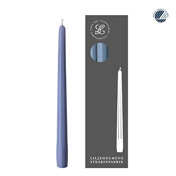 Prismaljus 4er-Pack Taubenblau I Achteckiges Design I Ø 21 x H 280 mm