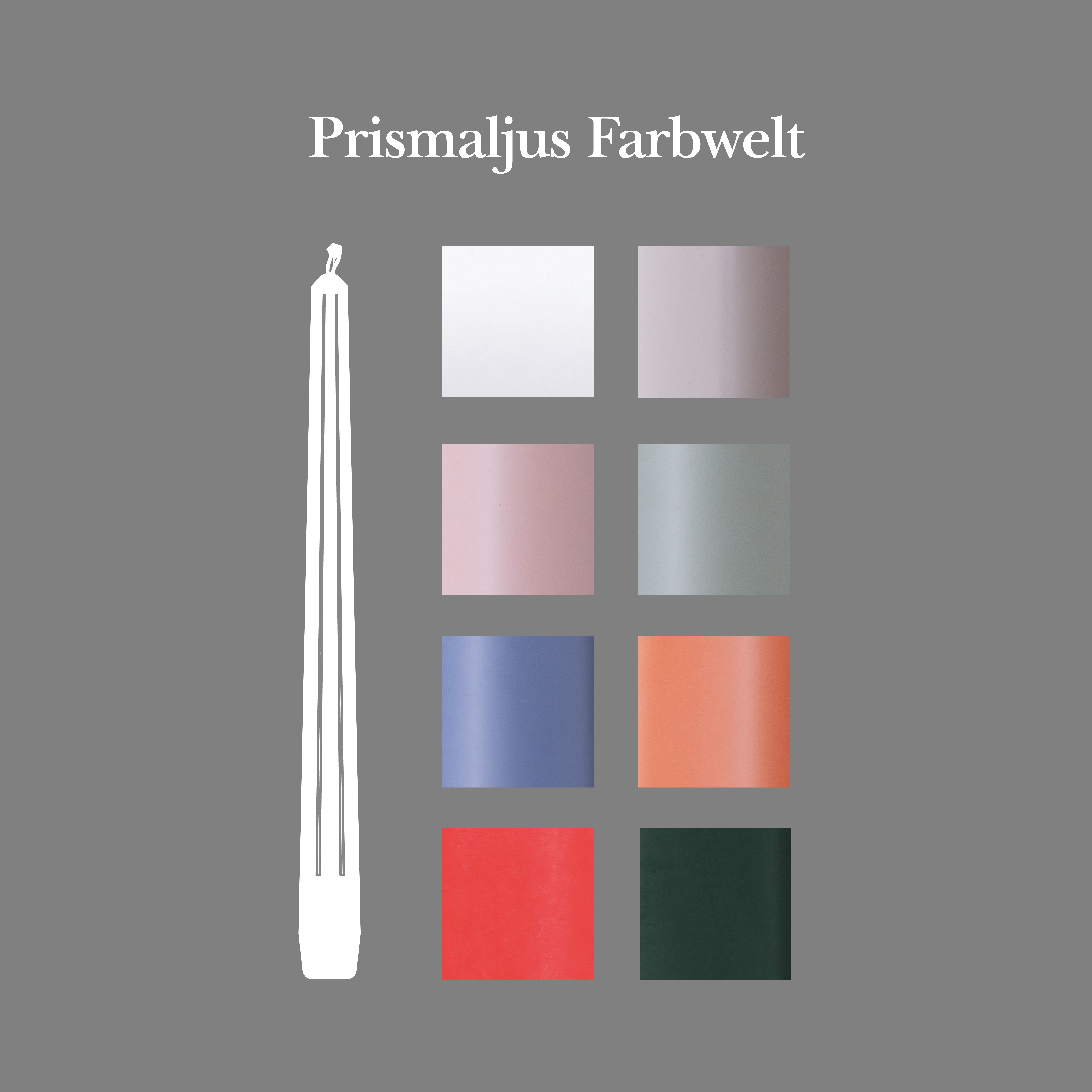 Prismaljus 4er-Pack Salbei I Achteckiges Design I Ø 21 x H 280 mm - 8