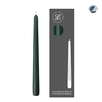Prismaljus 4er-Pack Tannengrün I Achteckiges Design I Ø 21 x H 280 mm