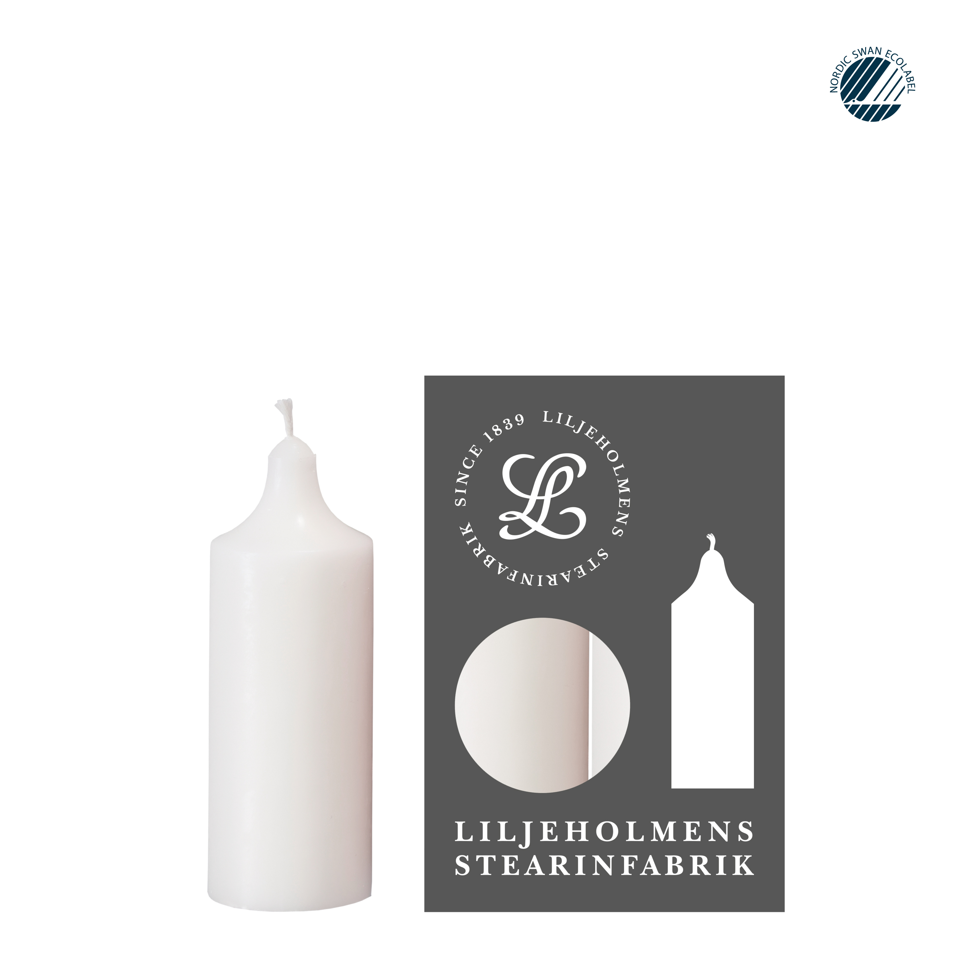 Kupéljus 4er-Pack Weiß | Teelichtformat Ø 38 mm x H 110 mm