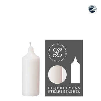 Kupéljus 4er-Pack Weiß | Teelichtformat Ø 38 mm x H 110 mm