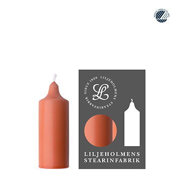 Kupéljus 4er-Pack Apricot | Teelichtformat Ø 38 mm x H 110 mm