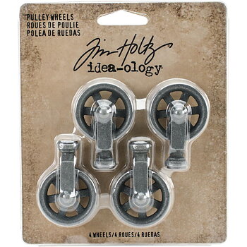 Tim Holtz - Idea-Ology Metal Mini Pulley Wheels