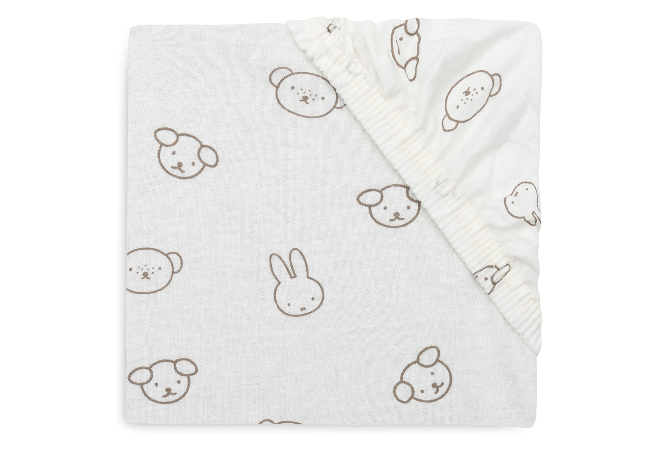 Fitted Sheet Jersey 60x120cm Miffy and Friends									
