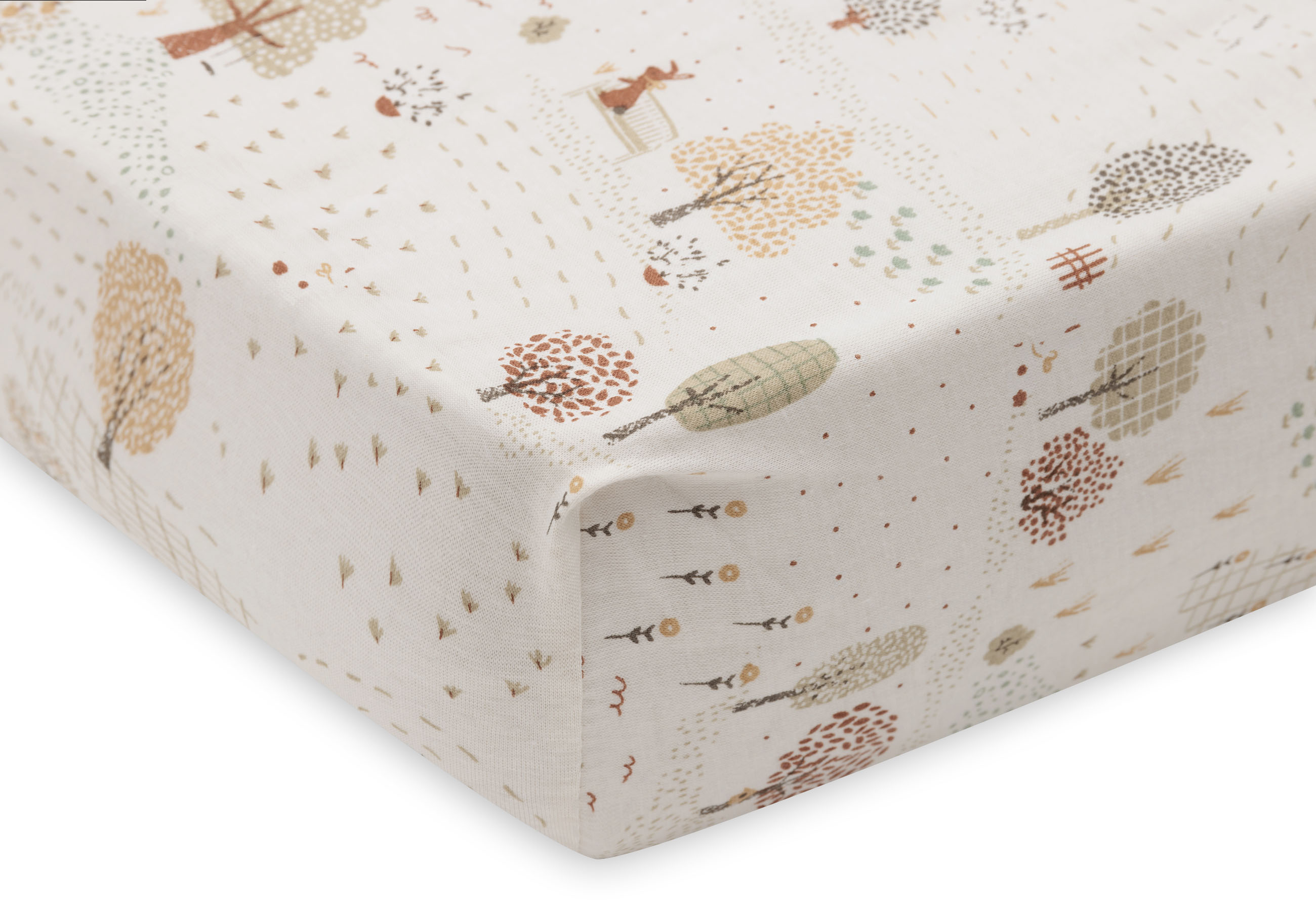 Fitted Sheet Jersey 60x120cm Tiny Park											 - 2