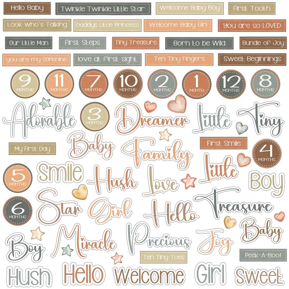 49 And Market - Chipboard Set - Little Dreamer