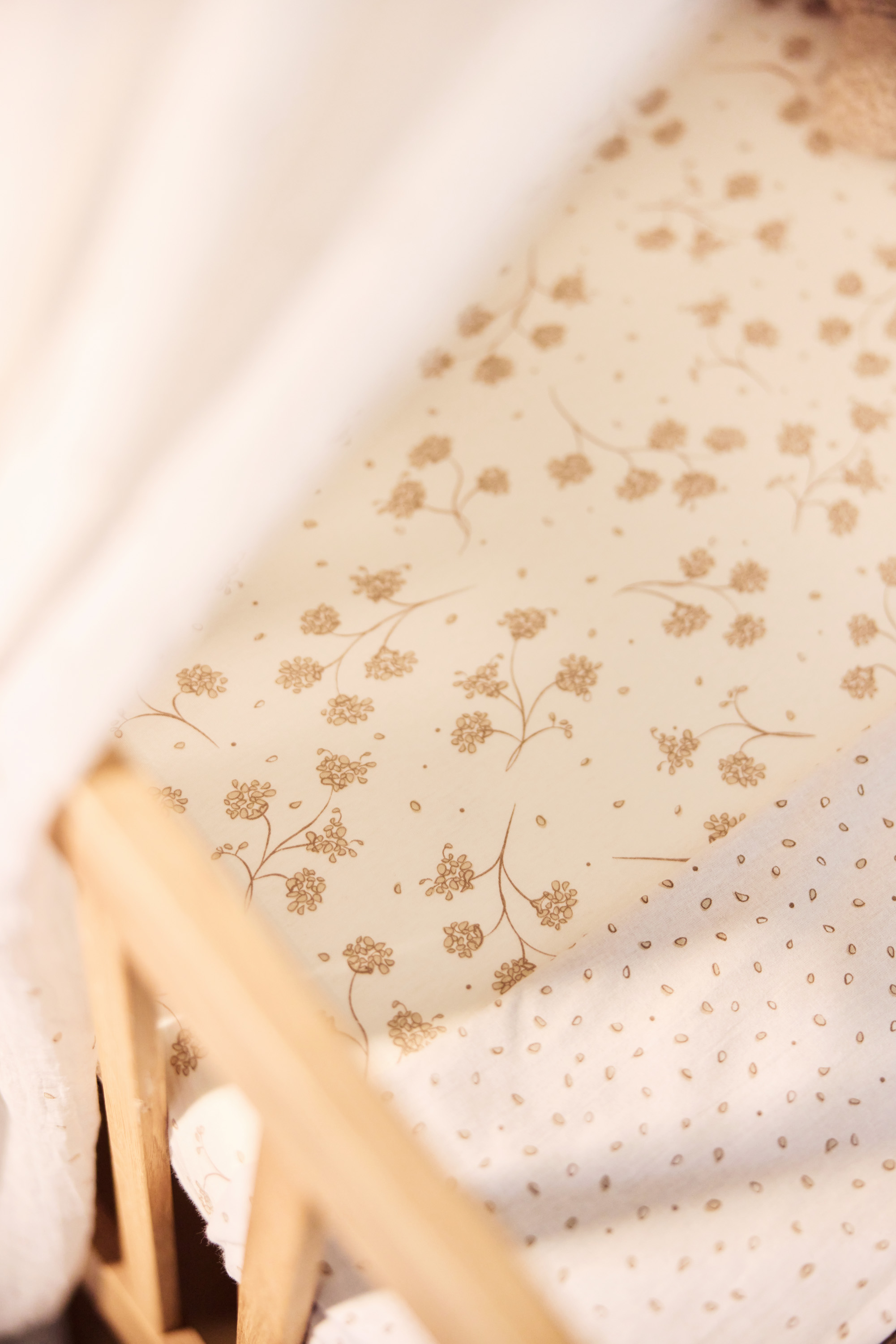 Fitted Sheet Jersey 60x120cm Leafy Dreams						 - 4