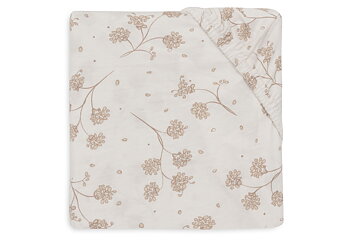 Fitted Sheet Jersey 60x120cm Leafy Dreams						