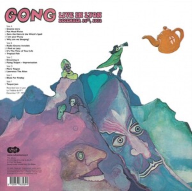 Gong: Live in Lyon Decembre 14th, 1972 (Clear / Red / Orange / Blue Splatter Vinyl) (RSD 2023)  - 2