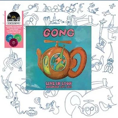 Gong: Live in Lyon Decembre 14th, 1972 (Clear / Red / Orange / Blue Splatter Vinyl) (RSD 2023) 