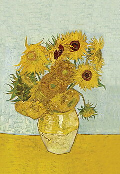 Viskestykke, Van Gogh, Solsikker, TEMA-produkt
