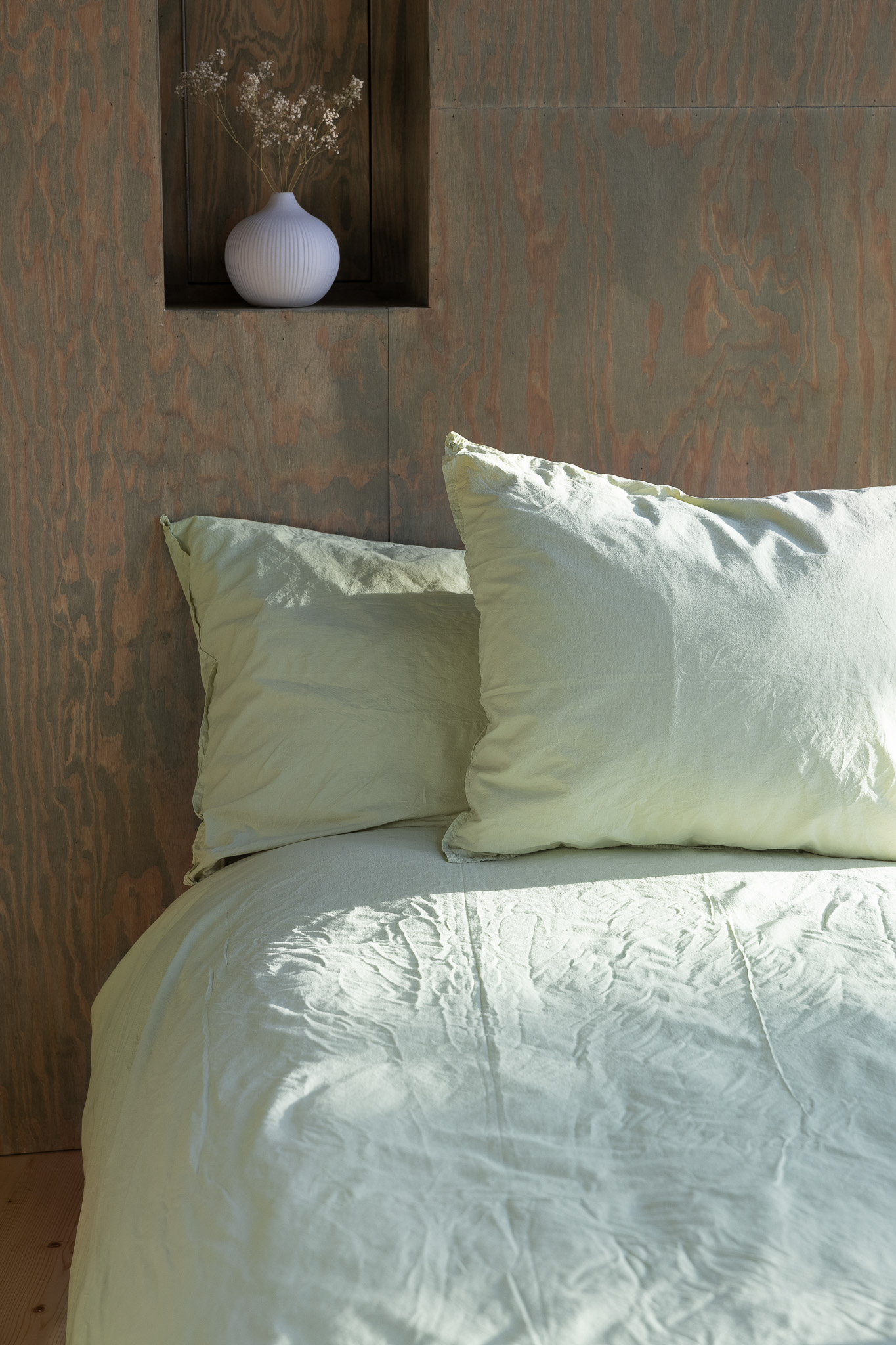 Crinkle - Pistachio - Duvet cover set - 150 x 210 cm - 2