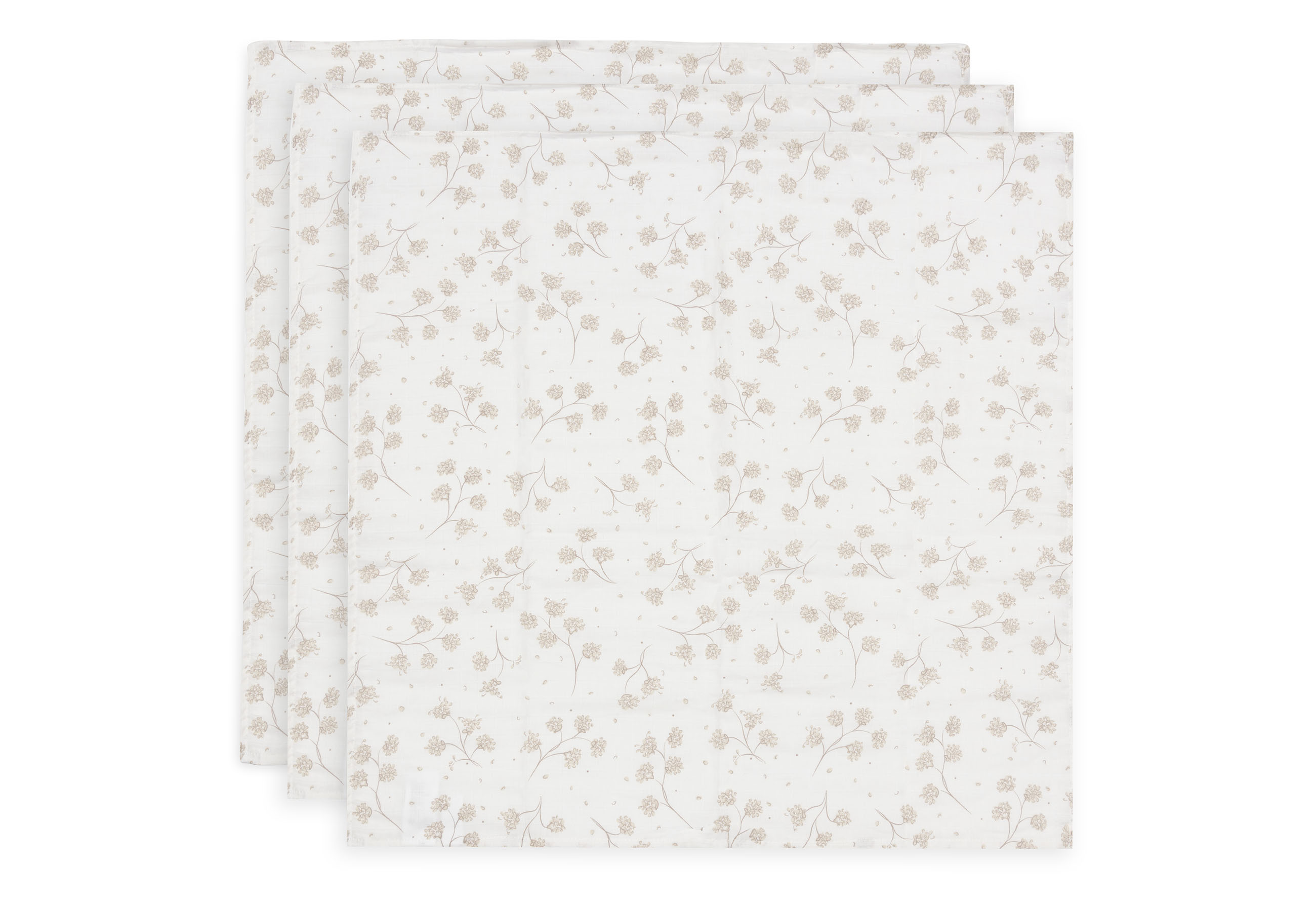 Jollein Muslinfilt 70x70cm Leafy Dreams (3pack)						