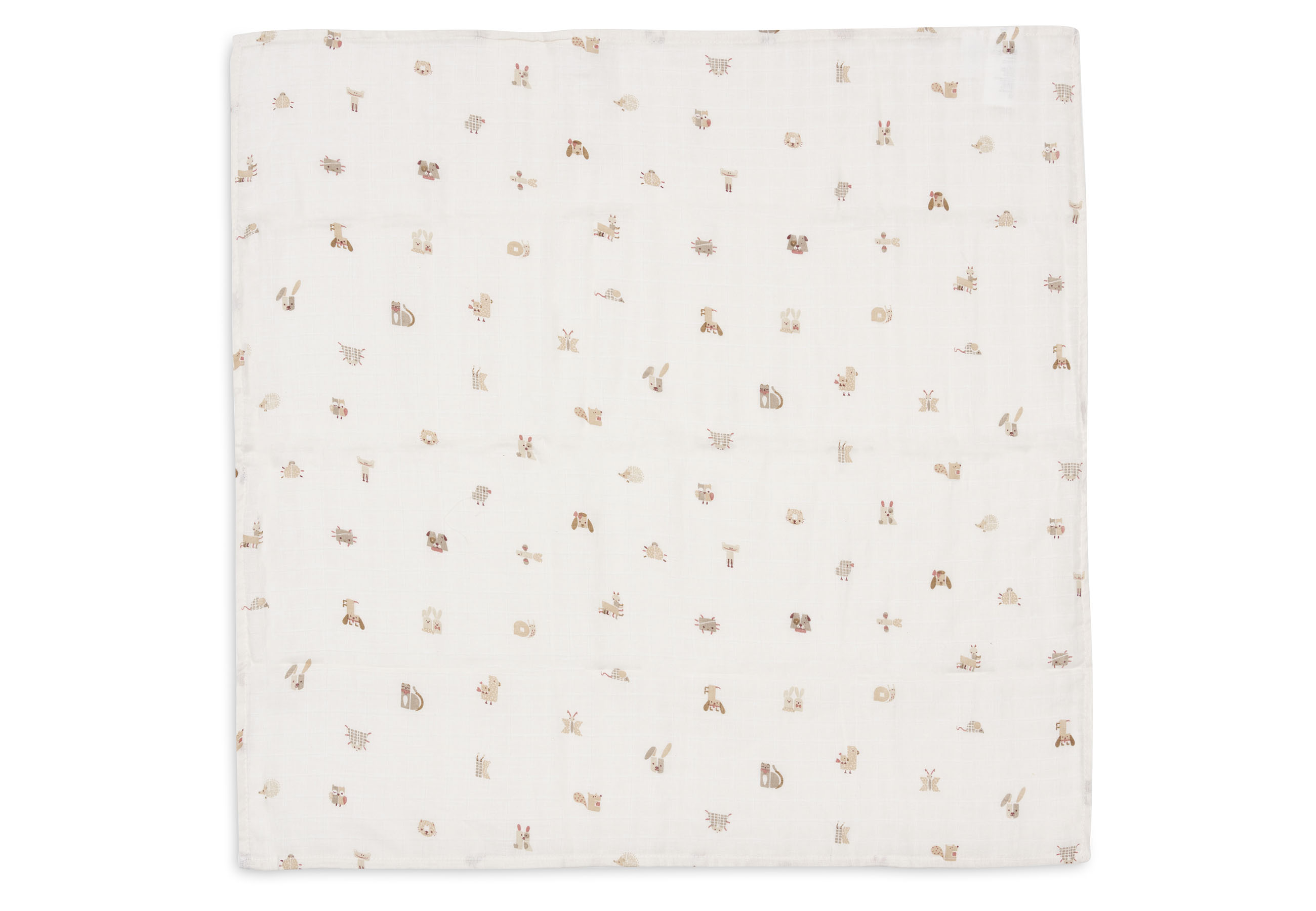 Jollein Muslinfilt 70x70cm Animal Friends (3pack)									 - 3