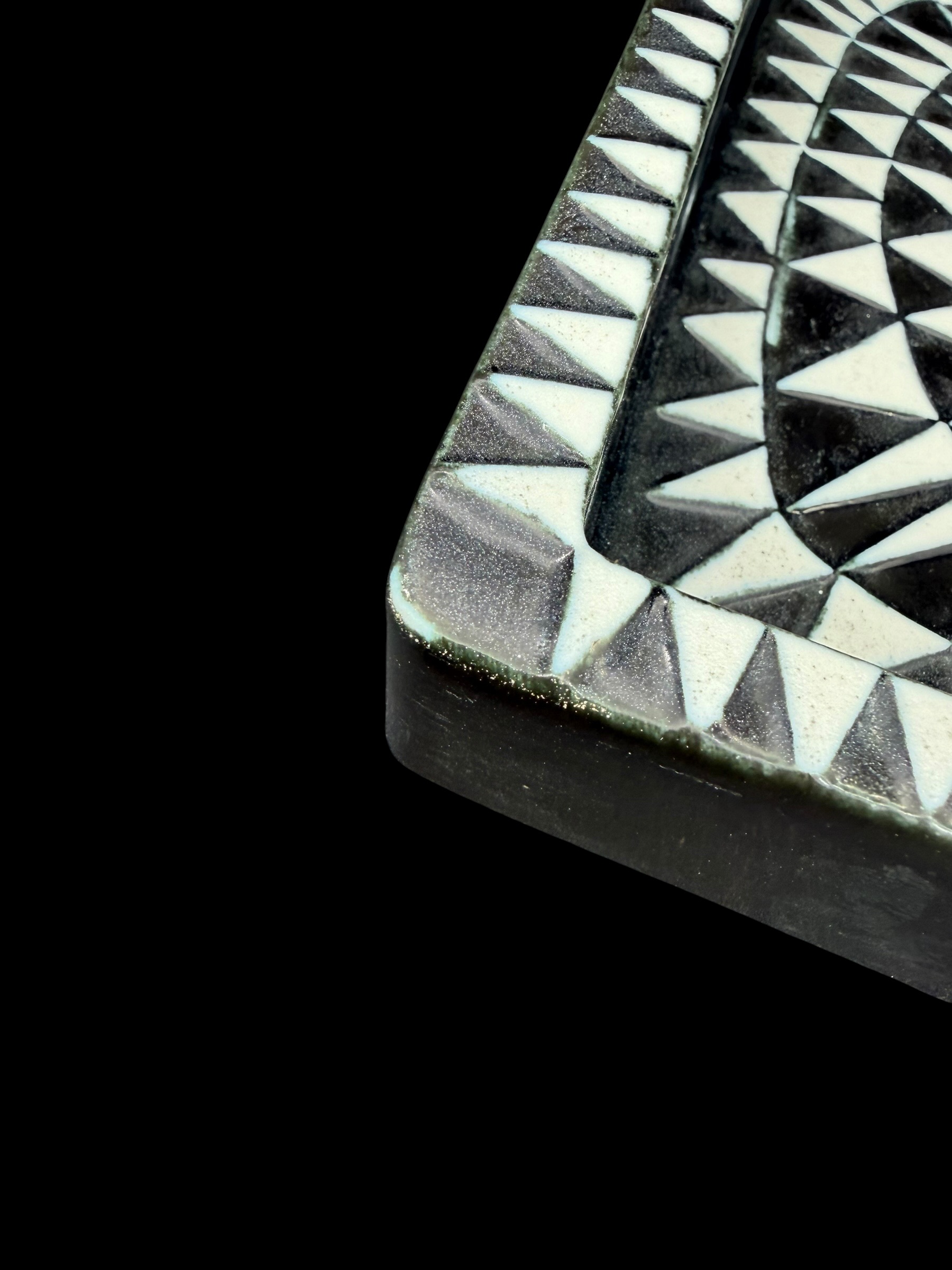 Gustavsberg, Stig Lindberg, “Domino,” serving platter - 3