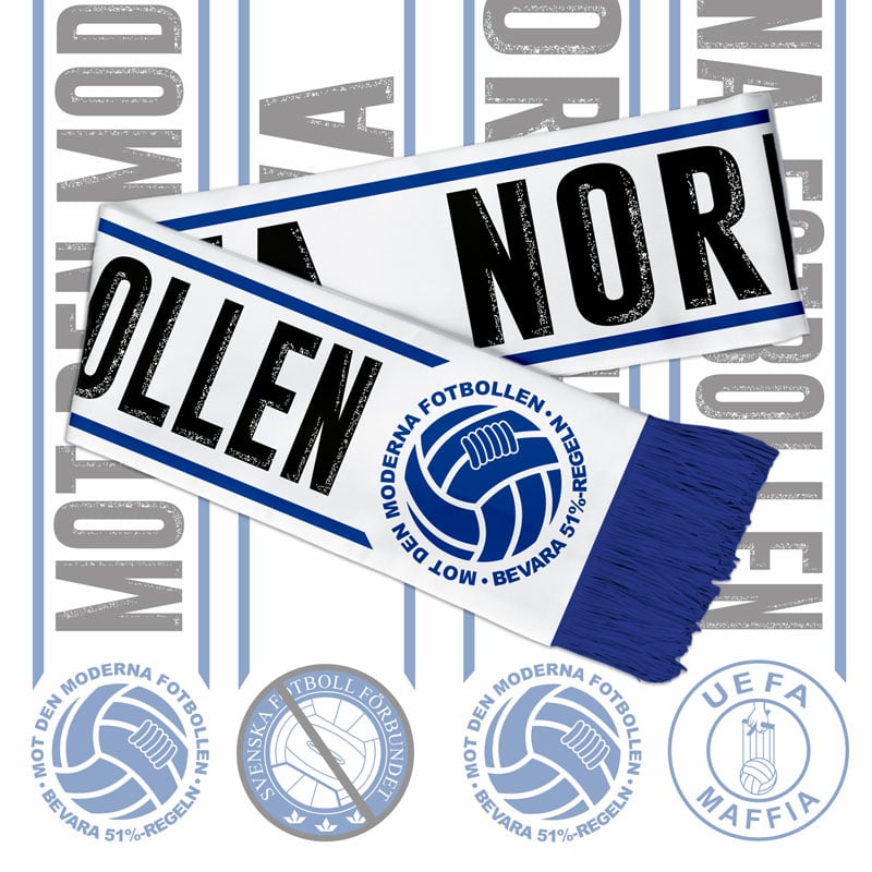 Mot den moderna fotbollen - Halsduk (Silkes)
