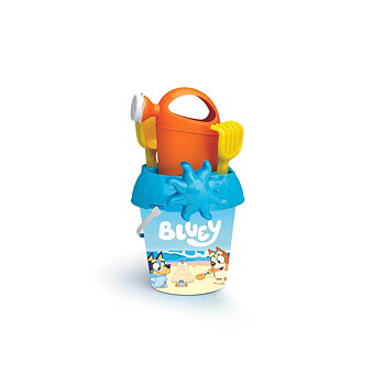 BLUEY Sandleksak hink och vattenkanna