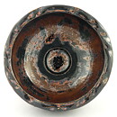 Isak Isaksson (2000s) Unique Chawan Bowl with Brown Glaze 13 cm #23
