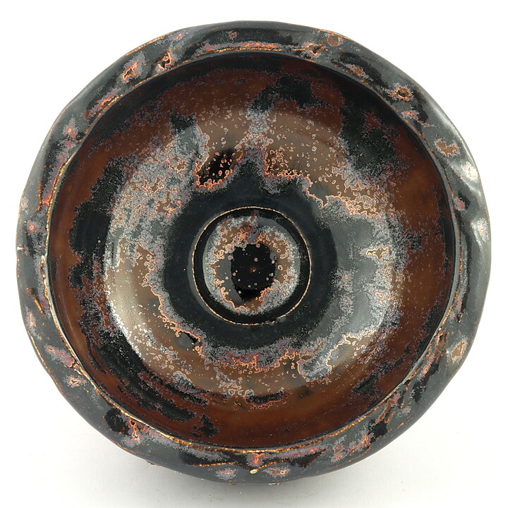 イサク・イサクソン  一点もの  茶色のボウル  茶碗  (13cm)  2000年代  #23