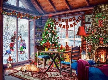 Christmas Cottage, 2000 bitar Castorland