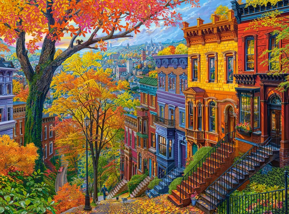 Autumn City Hill, 3000 bitar Castorland