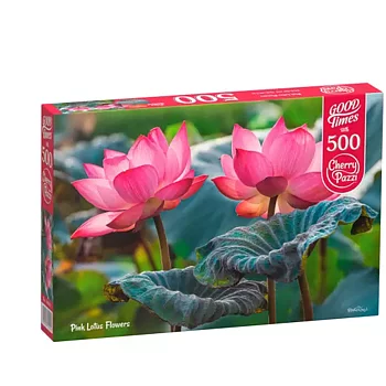 Pink Lotus Flowers, 500 Bitar CherryPazzi