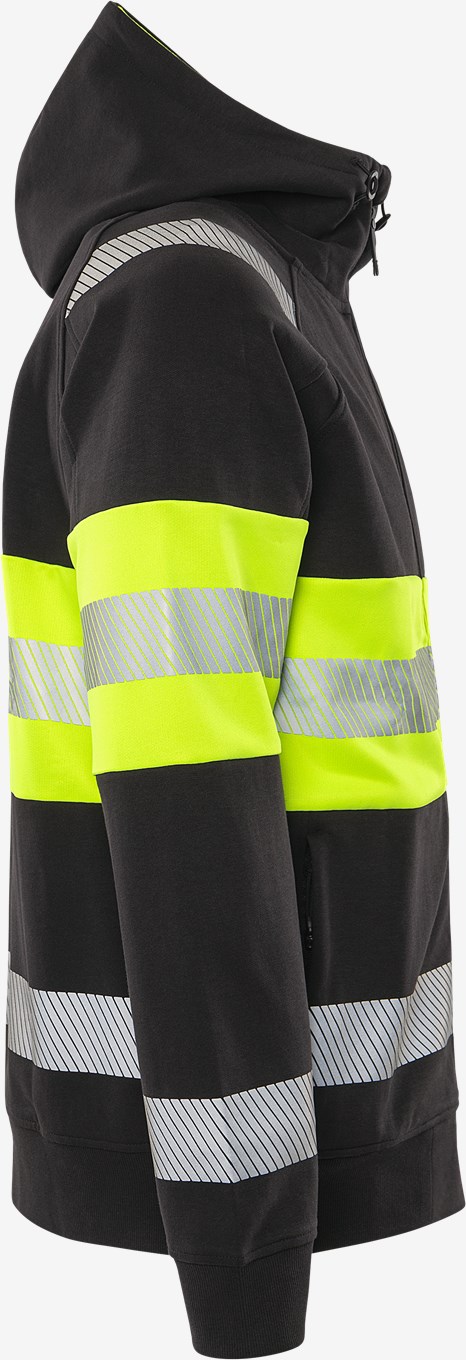 VARSEL SWEATSHIRT-JACKA STRETCH MED HUVA 7532 GKC, KLASS 1 - 6