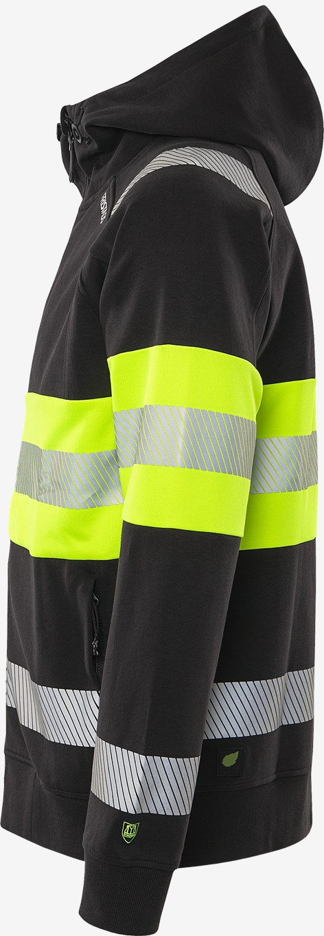 VARSEL SWEATSHIRT-JACKA STRETCH MED HUVA 7532 GKC, KLASS 1 - 2