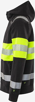 VARSEL SWEATSHIRT-JACKA STRETCH MED HUVA 7532 GKC, KLASS 1