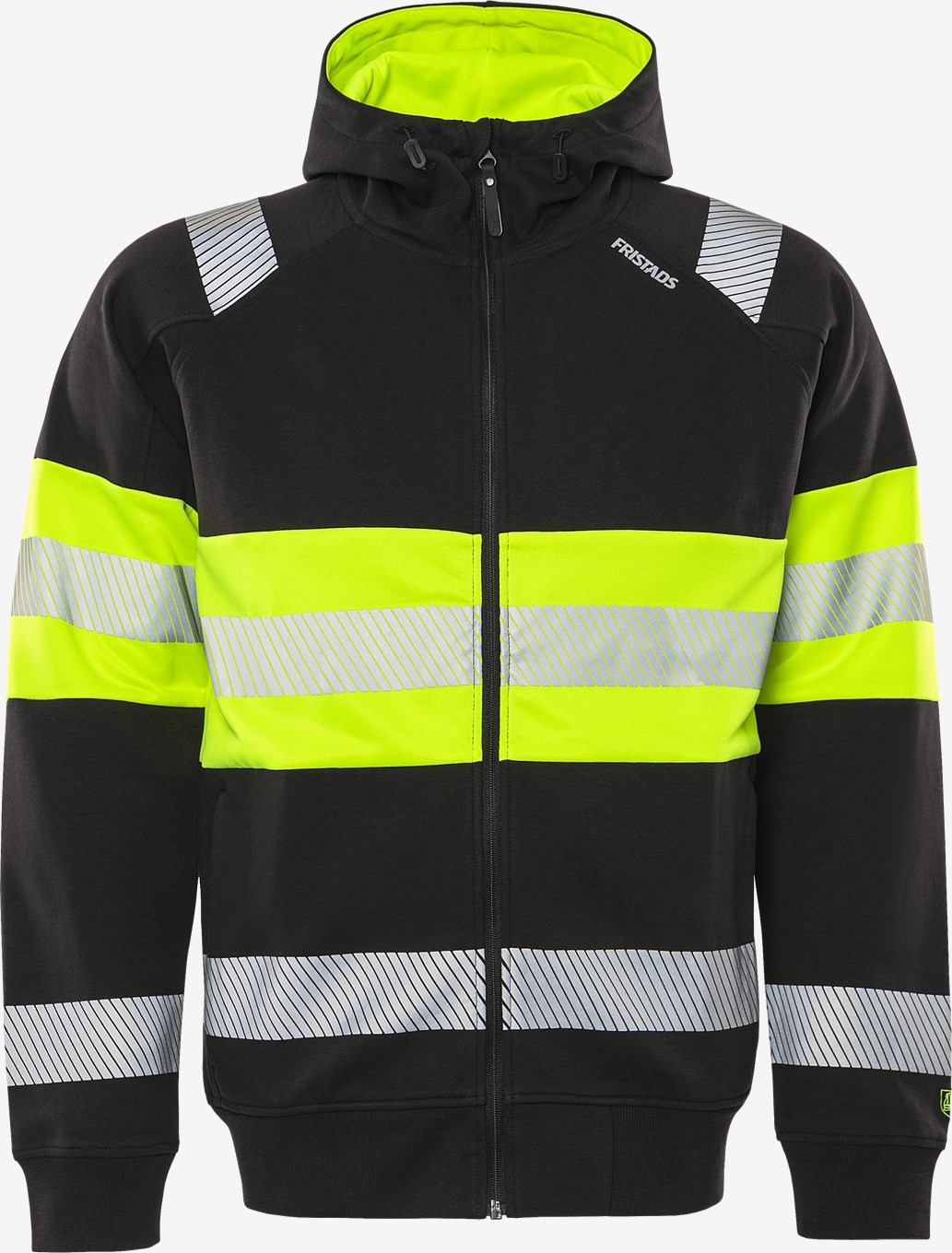 VARSEL SWEATSHIRT-JACKA STRETCH MED HUVA 7532 GKC, KLASS 1