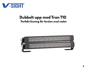 LED-rampspaket - 2 x V-Sight Tron T10 