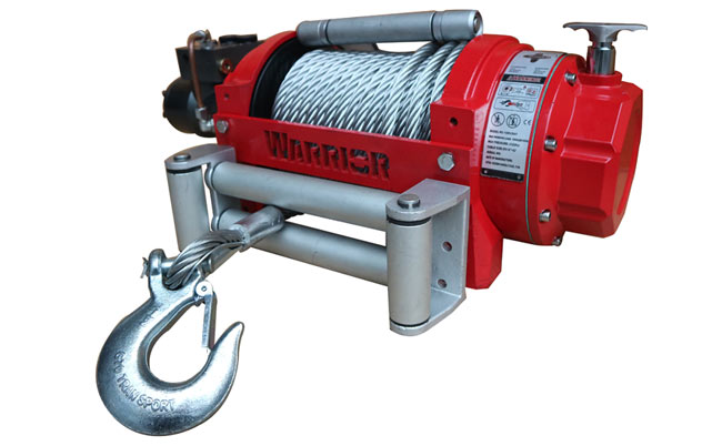 Warrior RV EN 18000 Hydraulisk dragvinsch / Maxlast: 8165 kg