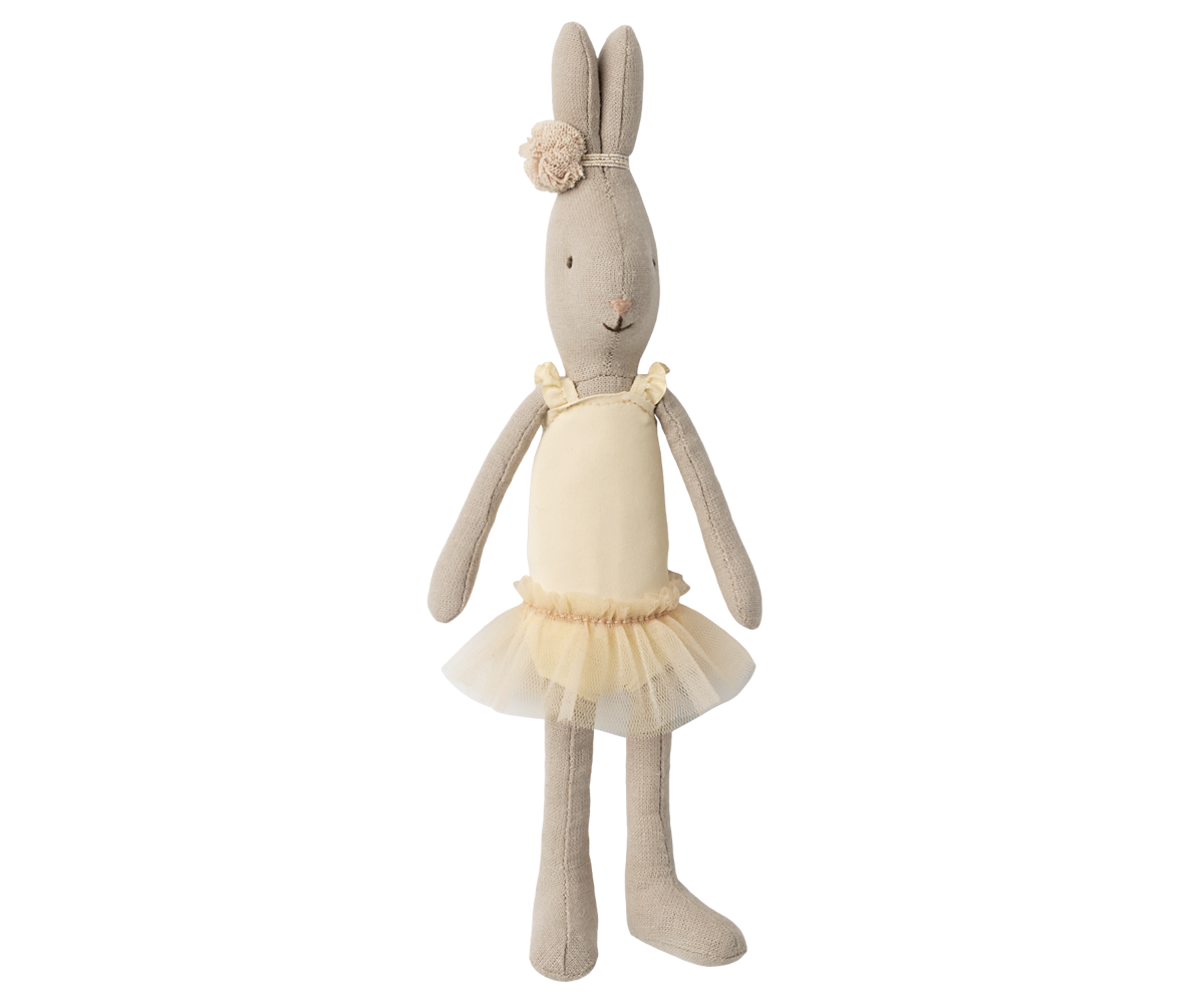Maileg - HARE m/gul ballerina outfit - Size 1