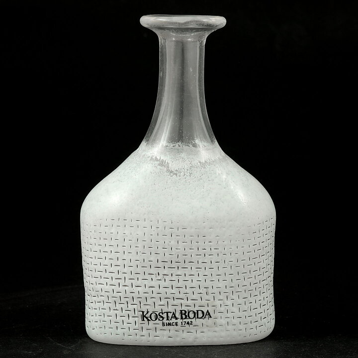 Bertil Vallien (Network 1978) White Bottle Vase 9 cm #48012 (5)