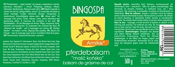 Hestebalsam med arnica til muskelømhed og træningsømhed