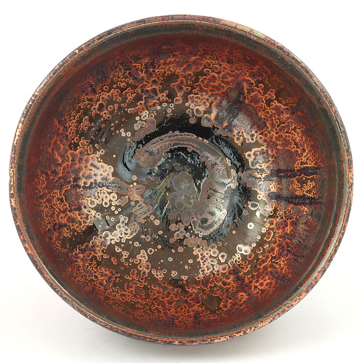 イサク・イサクソン  一点もの  茶色のボウル  茶碗  (15cm)  2000年代  #24