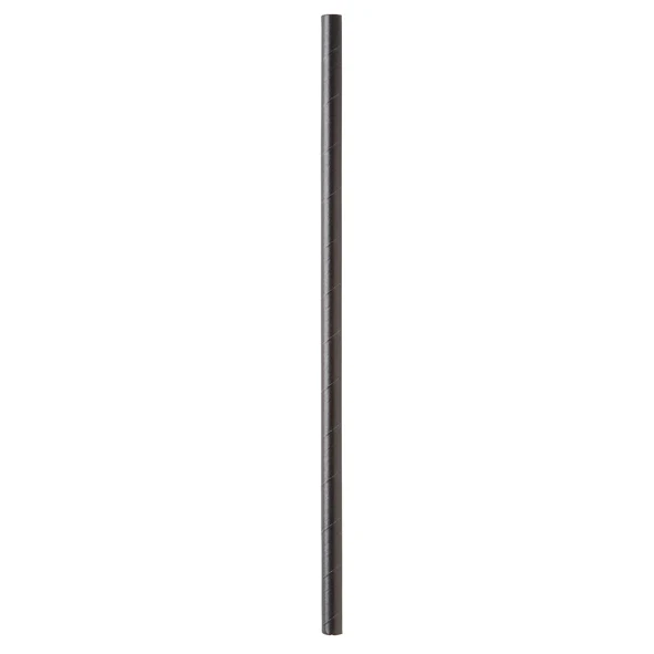 Flergångssugrör 08mm svart 24cm(250st)