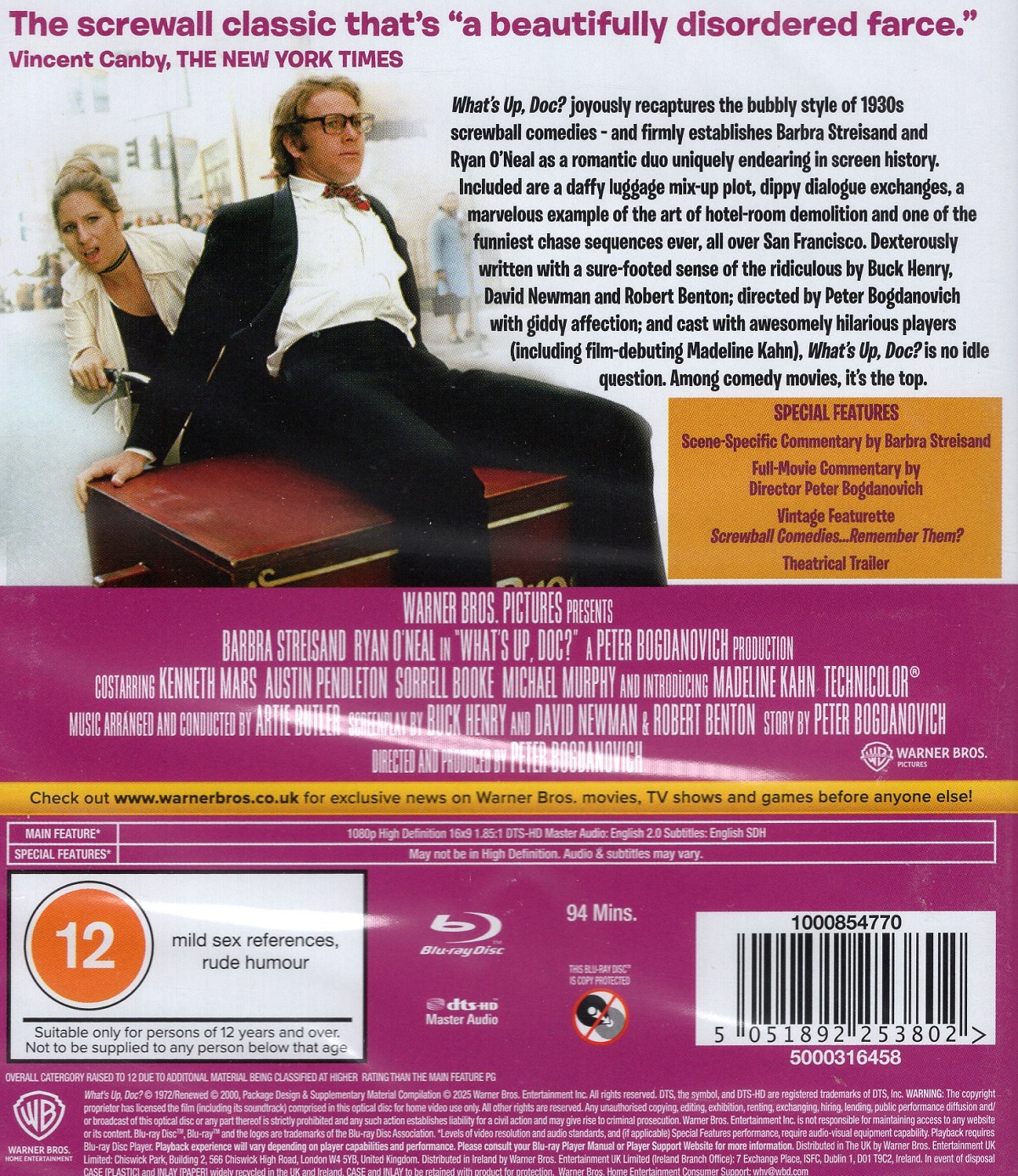 What's Up, Doc? (ej svensk text) (Blu-ray) - 2