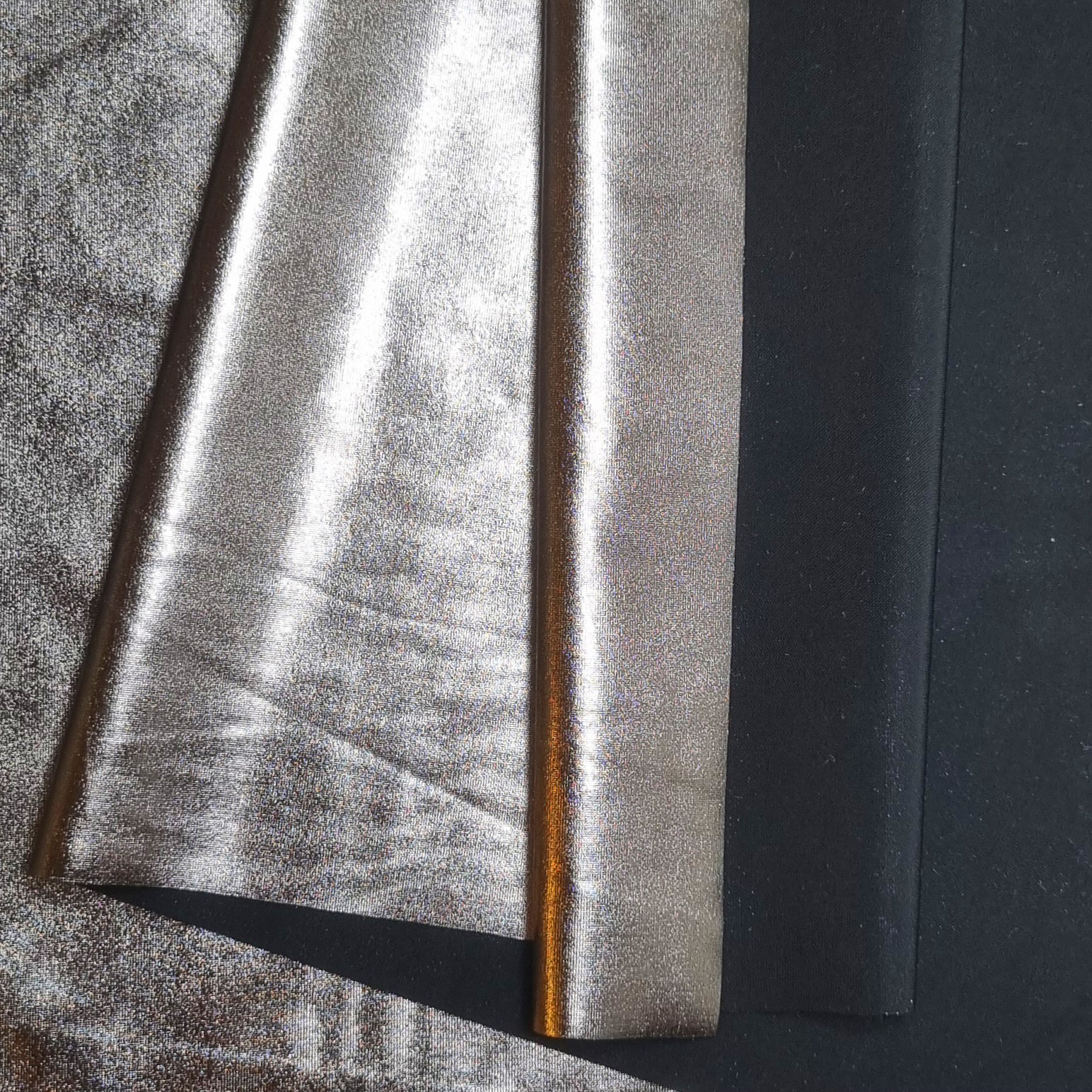 Stretchlamé LA653 Dark silver - 3