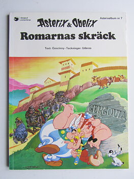 Asterix 07 Romarnas skräck 1:a upplagan Vg+