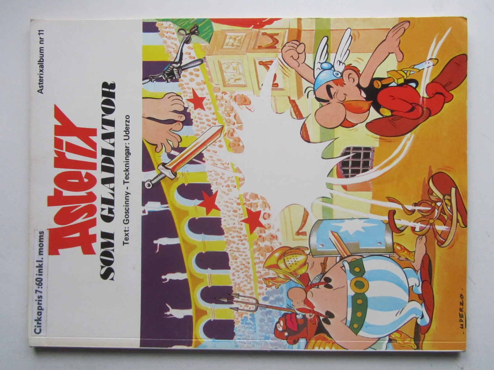 Asterix 11 Asterix som gladiator 1:a upplagan Vg+