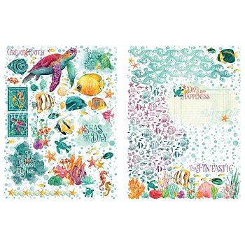 Graphic45 - Rub-On Transfers - Seas The Day
