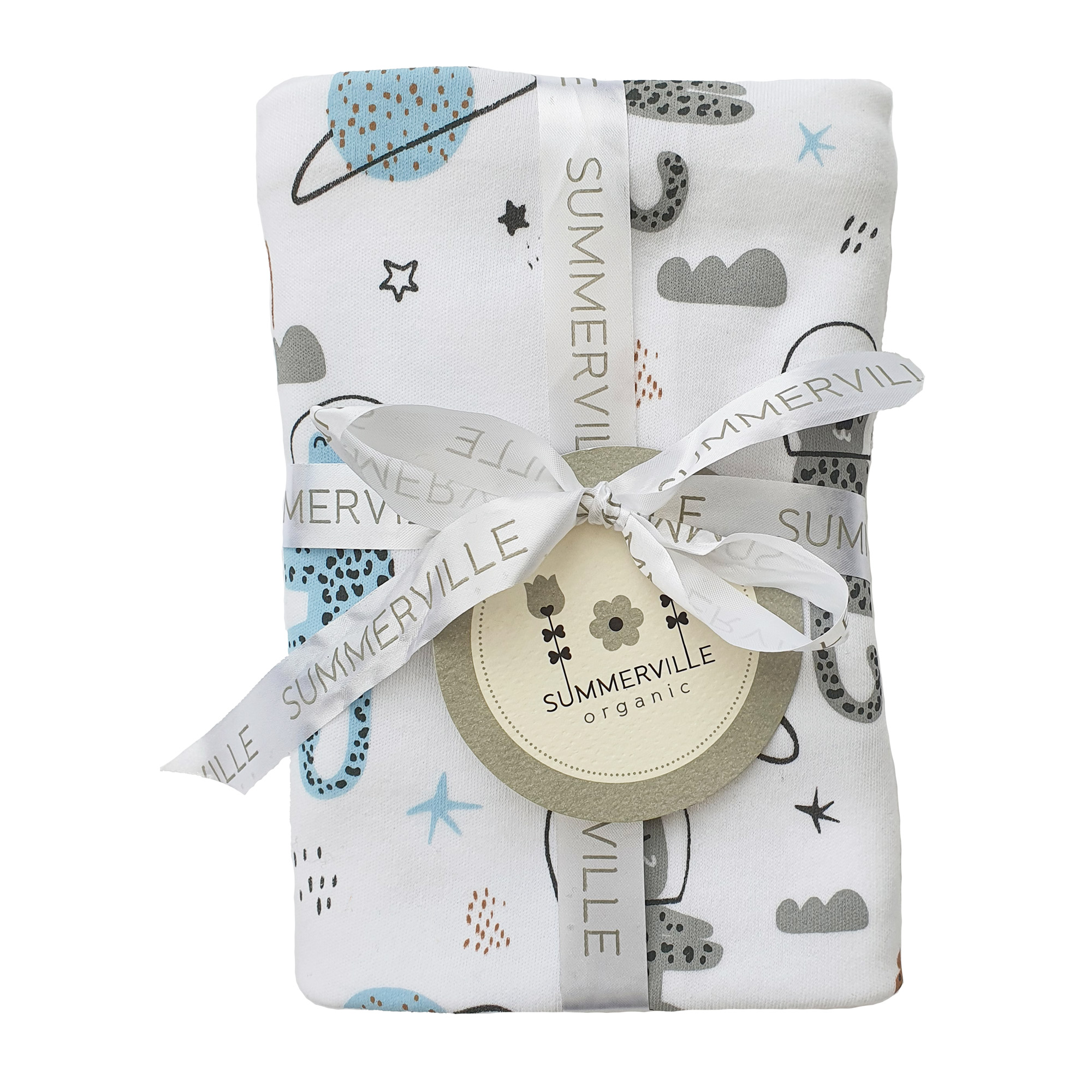 Babyfilt astrocat blue GOTS - 3
