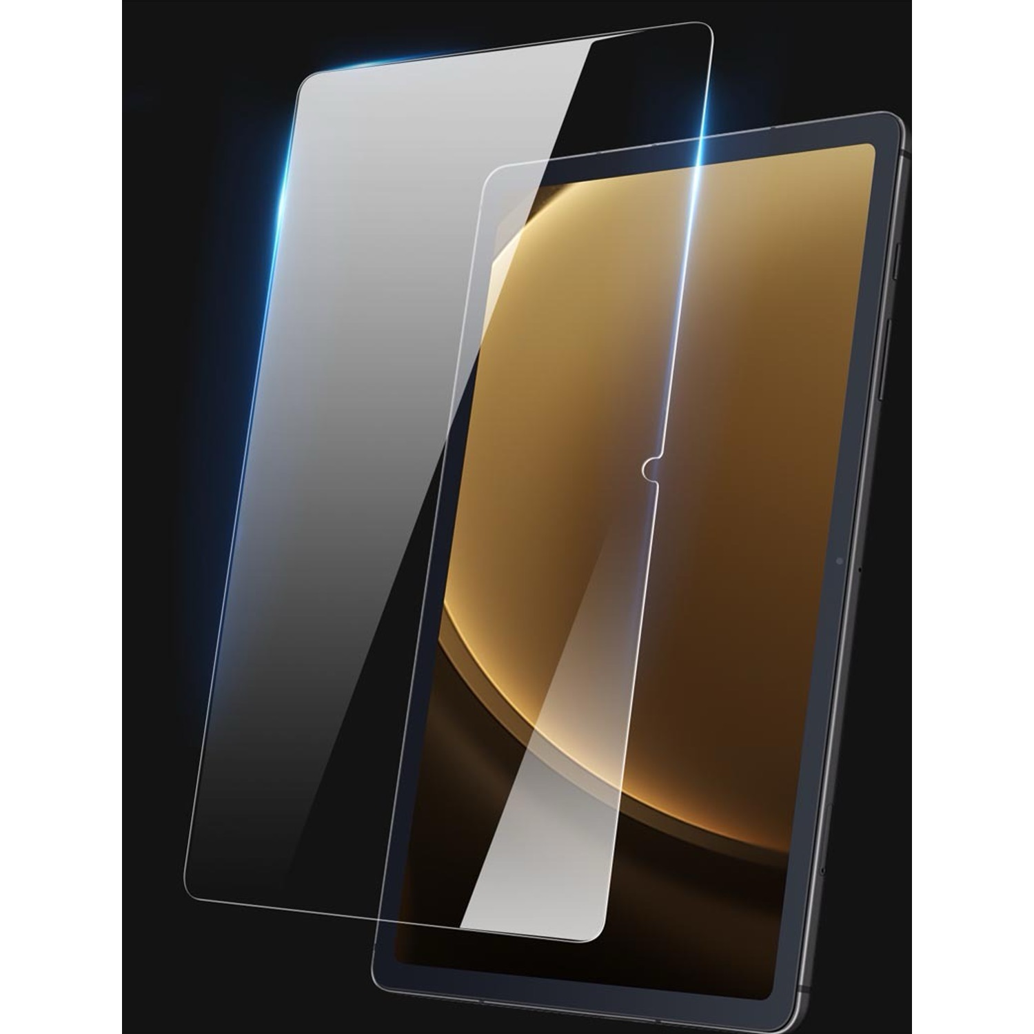 Samsung Galaxy Tab A9+ skärmskydd härdat glas 9H - 5